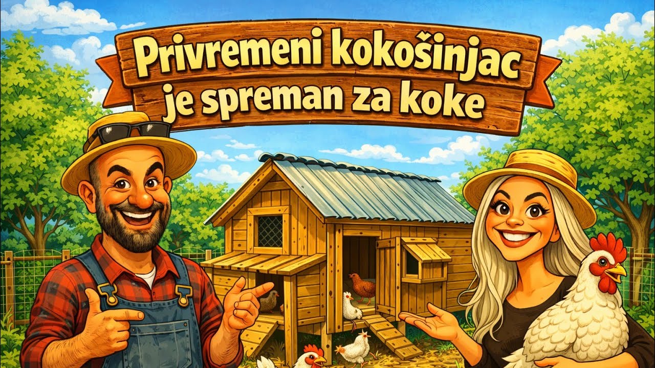 Ovako izgleda naš privremeni kokošinjac (koke stižu danas!!)