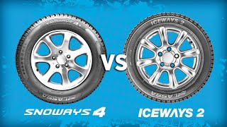 Зимние шины LASSA Snoways 4 VS Iceways 2