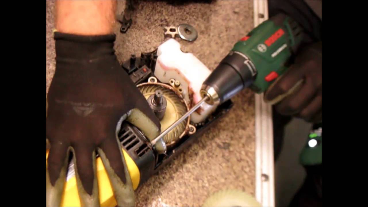 Ремонт электропилы , останавливается под нагрузкой, - YouTube