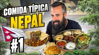 ESPAÑOL COMIENDO POR PRIMERA VEZ COMIDA NEPALÍ EN KATHMANDÚ