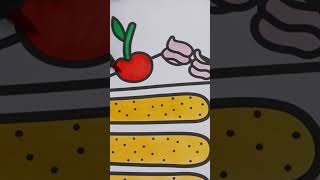 Celebrity Master the Art of Coloring a Slice of Cake #shorts Wealth