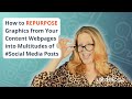 How to REPURPOSE Graphics from Your Content Webpages into Multitudes of #Social Media Posts