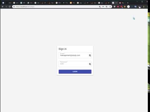 Shared Login app - client implementation