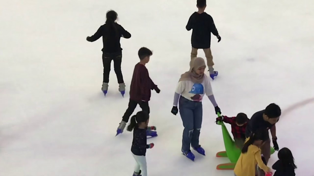 Ice Skating Sunway Pyramid Mall YouTube