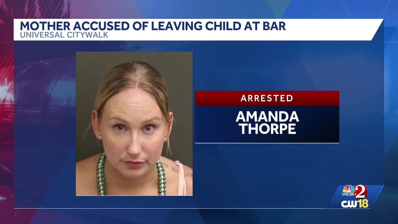 Mom accused of leaving 12-year-old at Universal CityWalk to go to bar