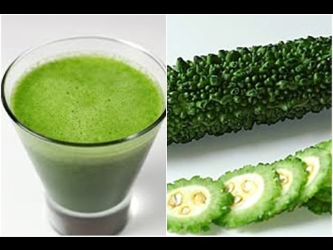 HOW TO MAKE BITTER MELON Karela Smoothie Green Juice कड़वा तरबूज करेले के फ़ायदे|