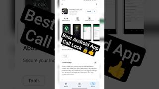 Best App For Android | Incoming Call Lock App | Call lock key #viralvideo #shanitechyt12 #tricks