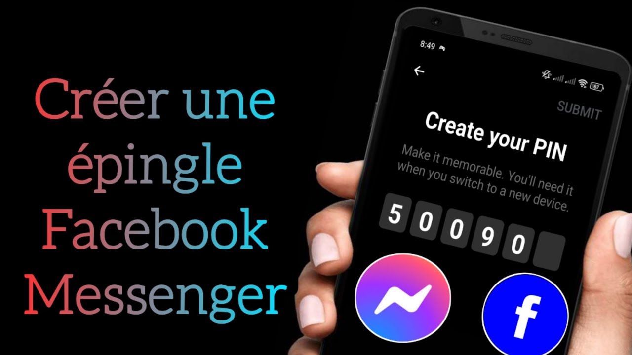 Comment créer un code PIN dans Messenger Messenger consiste à mettre à