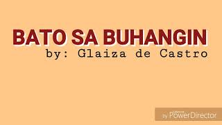 Bato sa Buhangin by Glaiza De Castro (Lyric Video)