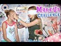 Blindfolded MakeUp Challenge || Макияж с закрытыми глазами