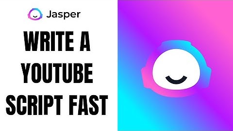 How to write a youtube script with Jasper AI (2023)