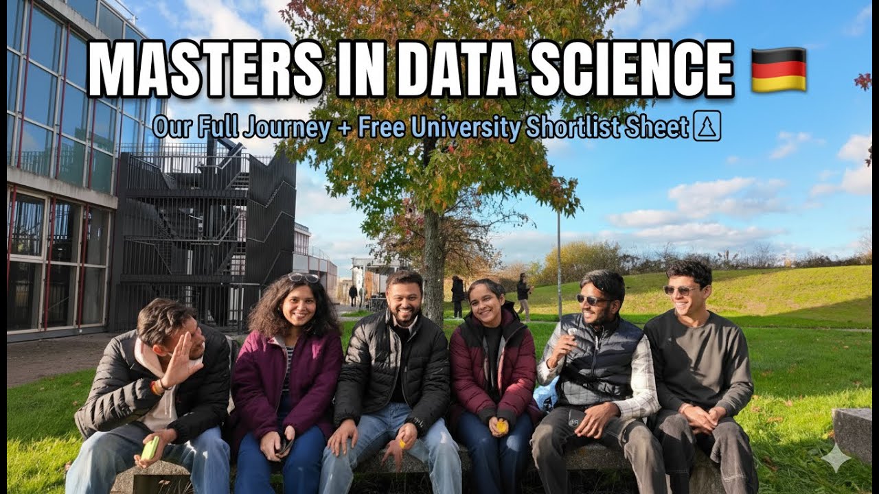 Masters in Data Science in Germany 🇩🇪 | Our Full Journey + Free ...
