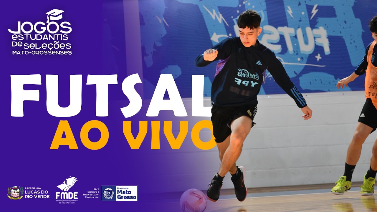 Jogos Estudantis Mato-grossense 2025 - FUTSAL | DIA 2 VESPERTINO - Ginásio Rio Verde