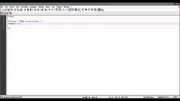 PHP Tutorial 2 - Variables & Echo