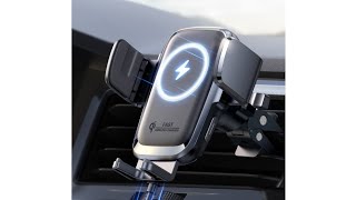 Review: [Upgraded Version] Wireless Car Charger, 15W Qi Smart Fast Charging, JOYROOM Car Phone
