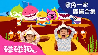 [英中] 鯊魚一家體操合集 | YouTube单曲播放榜冠军 🏆  | 鯊魚舞特輯  | 洗腦兒歌 | Baby Shark Dance