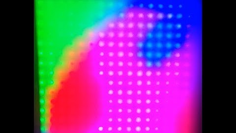 WS2812B (eco) 16x16 matrix using Arduino and Glediator