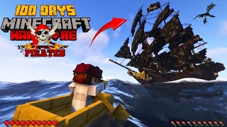 WE Survived 100 Days In MOST REALISTIC PIRATE WORLD🌏 In Minecraft || Minecraft [HINDI]