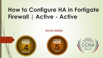 #fortinet #fortigate HA active-active cluster setup | FortiGate / FortiOS 7.4.2