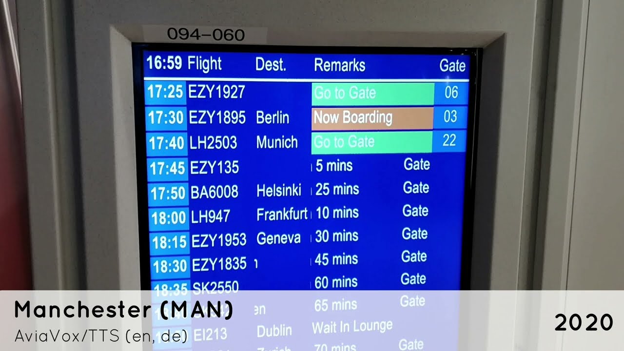 Airport Announcements 2020+2021 (part2)