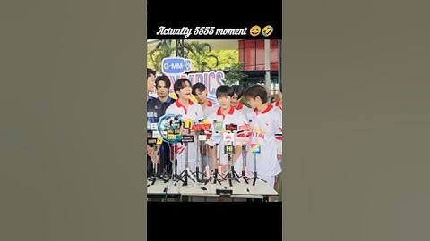 "5" "55" "555"🤣 once again they proved no-one is normal in #gmmtv 🤣 #firstkhaotung #gmmtvstarlympic