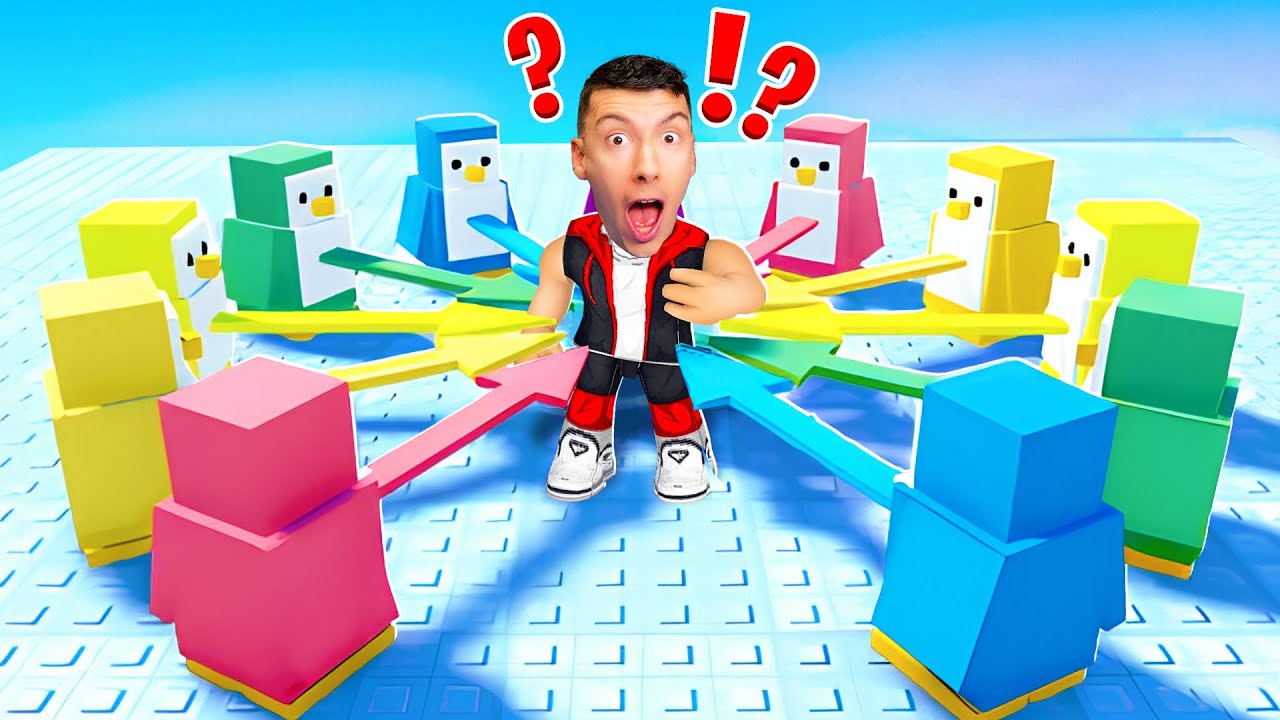 ILS SONT AVEUGLES MAIS REDKILL SE FAIT POUSSER PAR TOUS LES PINGOUINS DANS ROBLOX..