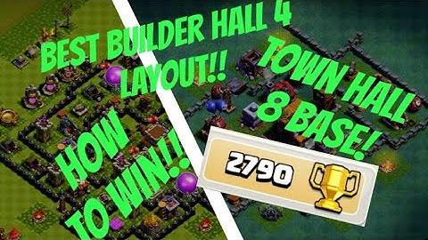 Clash of clans base layout builder hall 4