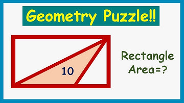 Can You Solve For The Rectangle Area? | ONLY 9% CAN FIGURE IT OUT
