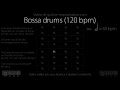 Bossa-nova Drums : 120 bpm