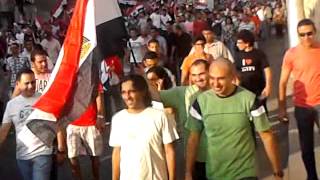 آلاف المتظاهرين ألان في ميدان صلاح الدين - مصر الج