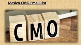 Mexico CMO Email List