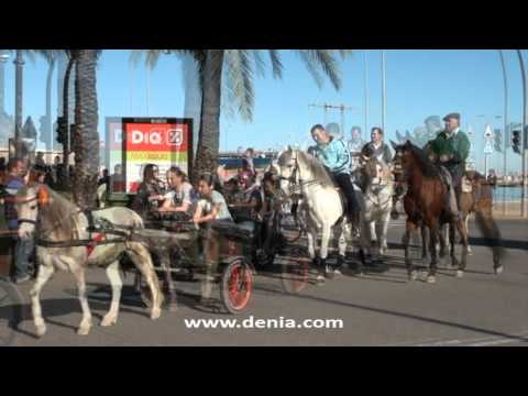 Dénia: Bendición de animales en San Antonio (22 enero 2012)