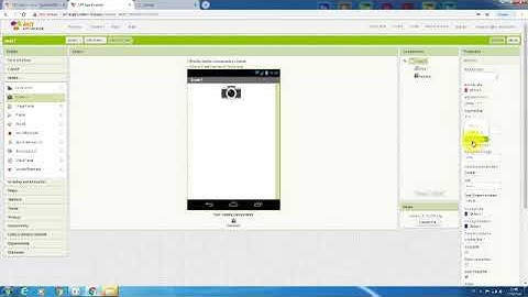 การสร้างแอพพลิเคชั่นกล้องถ่ายภาพ ด้วยโปรแกรม App inventor ม.5 By ครูกวาง สว่างบริบูรณ์วิทยา