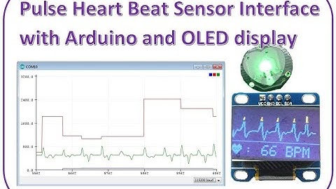 Heart Beat Sensor Interface with Arduino and OLED display
