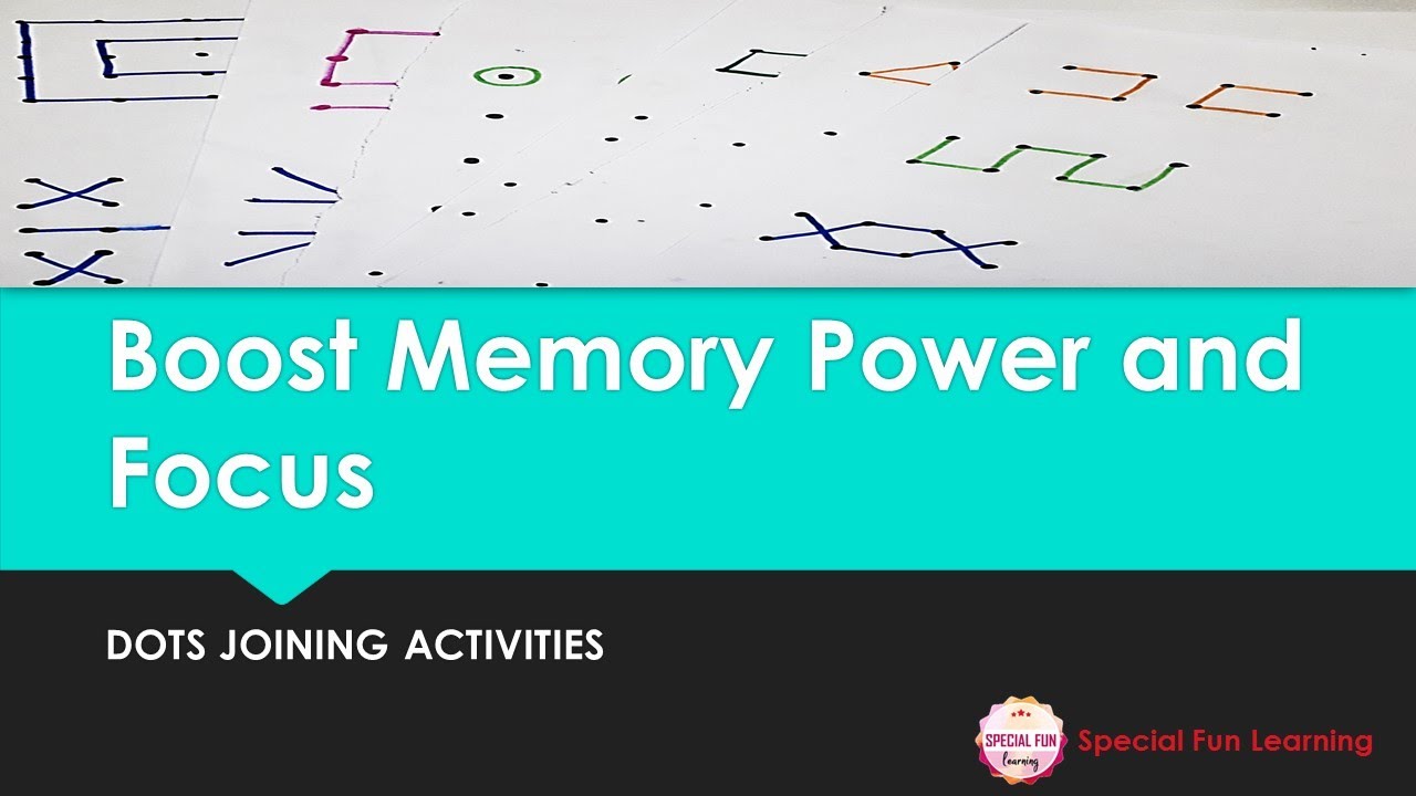 Dots Activity - Increase focus and concentration and sitting tolerance for kids with special need