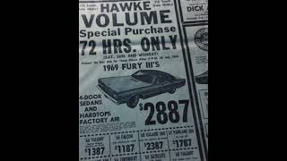 Chantilly Lane 1969 Car ads