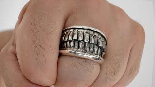 Making Silver Grin Ring At Home by Bonn 46,375 views 3 years ago 10 minutes, 31 seconds