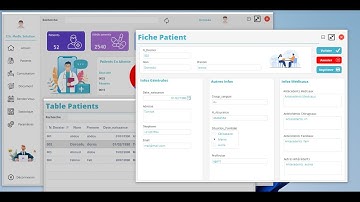Gestion Cabinet Médical #06 : #Table et #Fiche #Patient (ajouter , modifier , supprimer , imprimer )