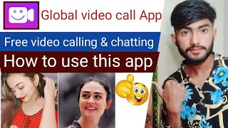 Global video call random cally app Kaise use kare || how to use global video call app (Urdu Hindi) screenshot 4