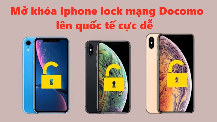 Hướng dẫn lên quốc tế iphone xr docomo