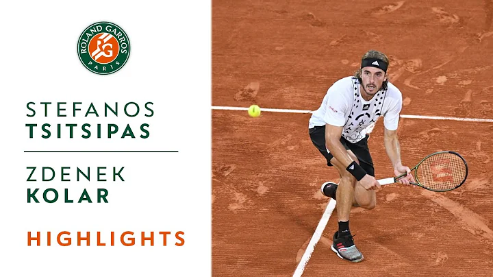 Stefanos Tsitsipas vs Zdenek Kolar Round 2 Highlig...