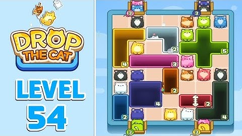 Drop The Cat Level 54 Walkthrough Solution