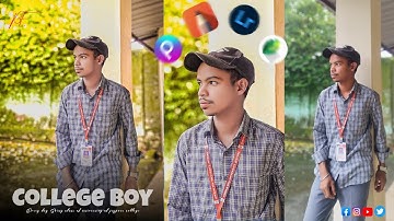College Boy Photo editing | Lightroom and Autodesk ✅ with Android Mobile  |Bulu Editz