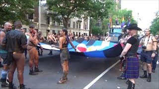 2017 GAY LGBT PRIDE PARADE NEW YORK NYC - BEST GAY CLUB MASKED GROUP PERFORMANCE EVER !!!