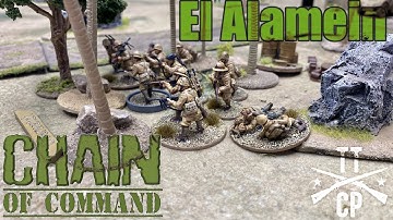 Tabletop CP: Chain of Command Battle Report- EL Alamein