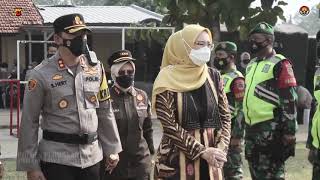 APEL GELAR PASUKAN DALAM RANGKA PERSIAPAN PENGAMANAN PILKADES SERENTAK TAHUN 2021 POLRES PURWAKARTA
