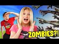 Zombies vs Ninja Kidz *EPIC WATER BALLOON BATTLE*