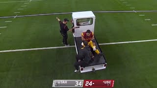 Full Brett Neilon SCARY Leg Injury 🙏🏼🙏🏼 | Utah vs USC News