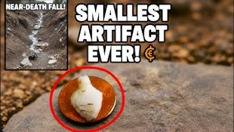 Ik vond het KLEINSTE ARTEFACT van mijn leven... vlak na een bijna-doodval!