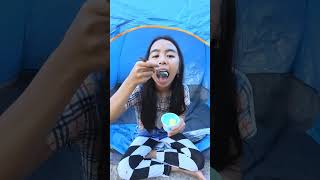 Riska Vlog Kemping Pake Tenda Makan Es Krim Mama Riska Jadi Tenge Tenge Sakura Horor Tili Tili Bom